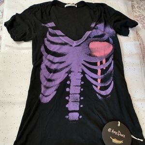 Sweet & Toxic Black and Purple Tee